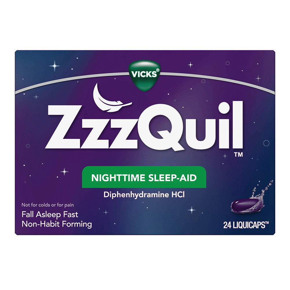 Zzzquil Nighttime Sleep-Aid Liquicaps, 24 Ea